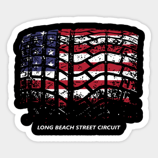 Long Beach Street Circuit Sticker